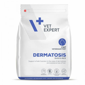 VETEXPERT VD CAT DERMATOSIS sausā kaķu barība 250g